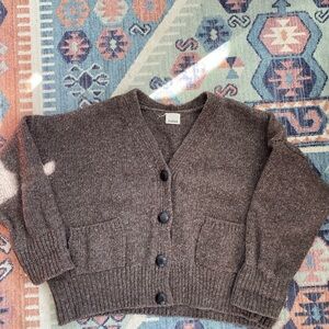 Babaa Dark Brown Women's Cardigan